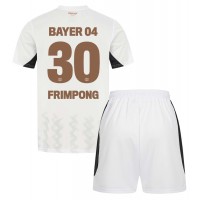 Bayer Leverkusen Jeremie Frimpong #30 Auswärts Trikotsatz Kinder 2024-25 Kurzarm (+ Kurze Hosen)